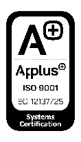 Certificación Applus+ ISO 9001, expediente EC 12137/25